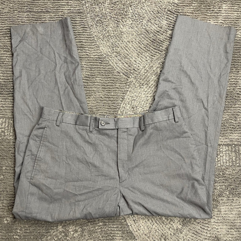 Lauren Ralph Lauren Men's 36x29 Dress Pants Gray Flat Front Classic Fit